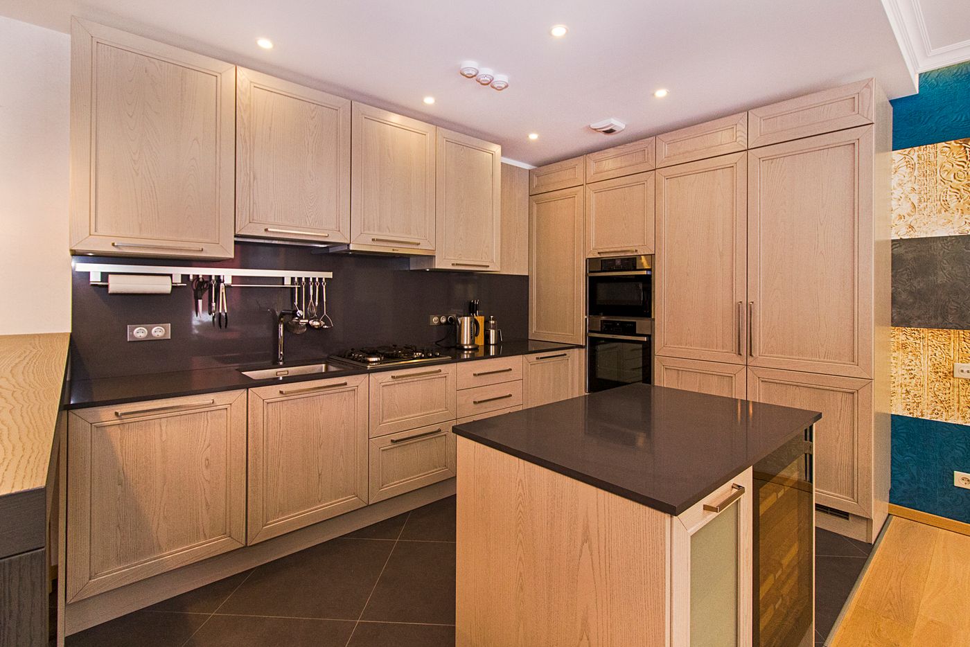 Modern kitchen island remodel
